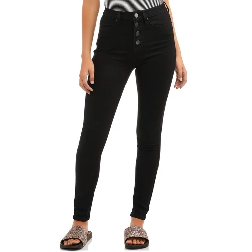 No Boundaries High Rise Black Jeans Sleek Fit